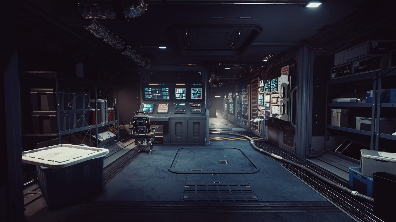《星空》各飞船居住舱与驾驶室内饰整理_霍普科技电脑核心2x1 - 第1张