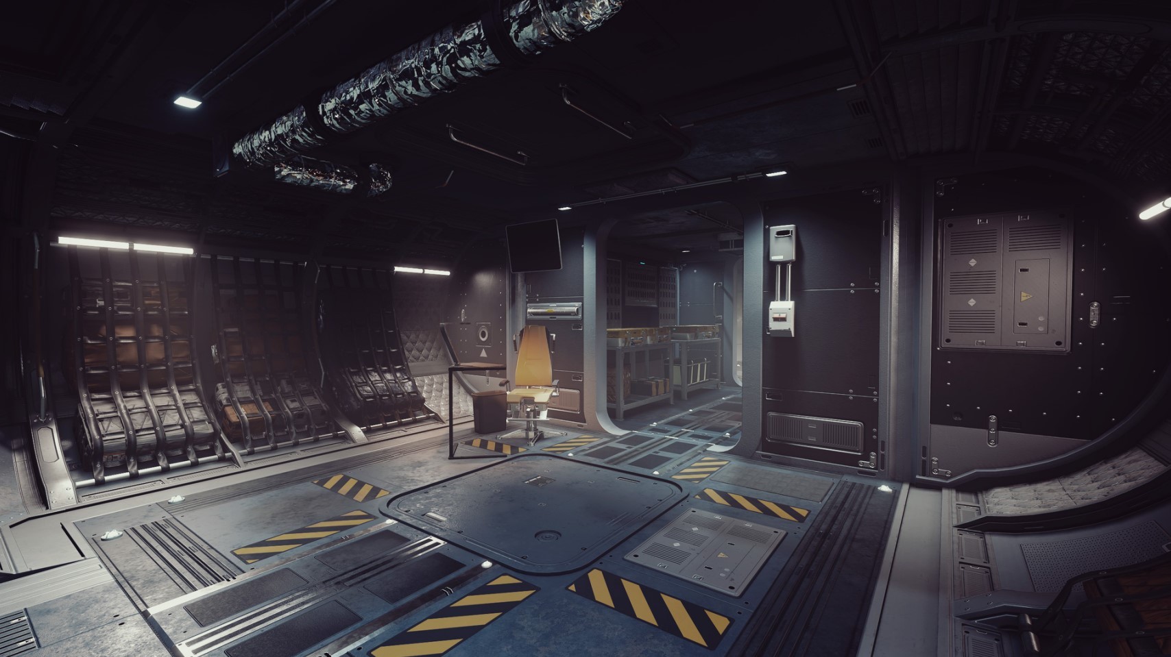 《星空》各飛船居住艙與駕駛室內飾整理_霍普科技軍械室2x1 - 第2張