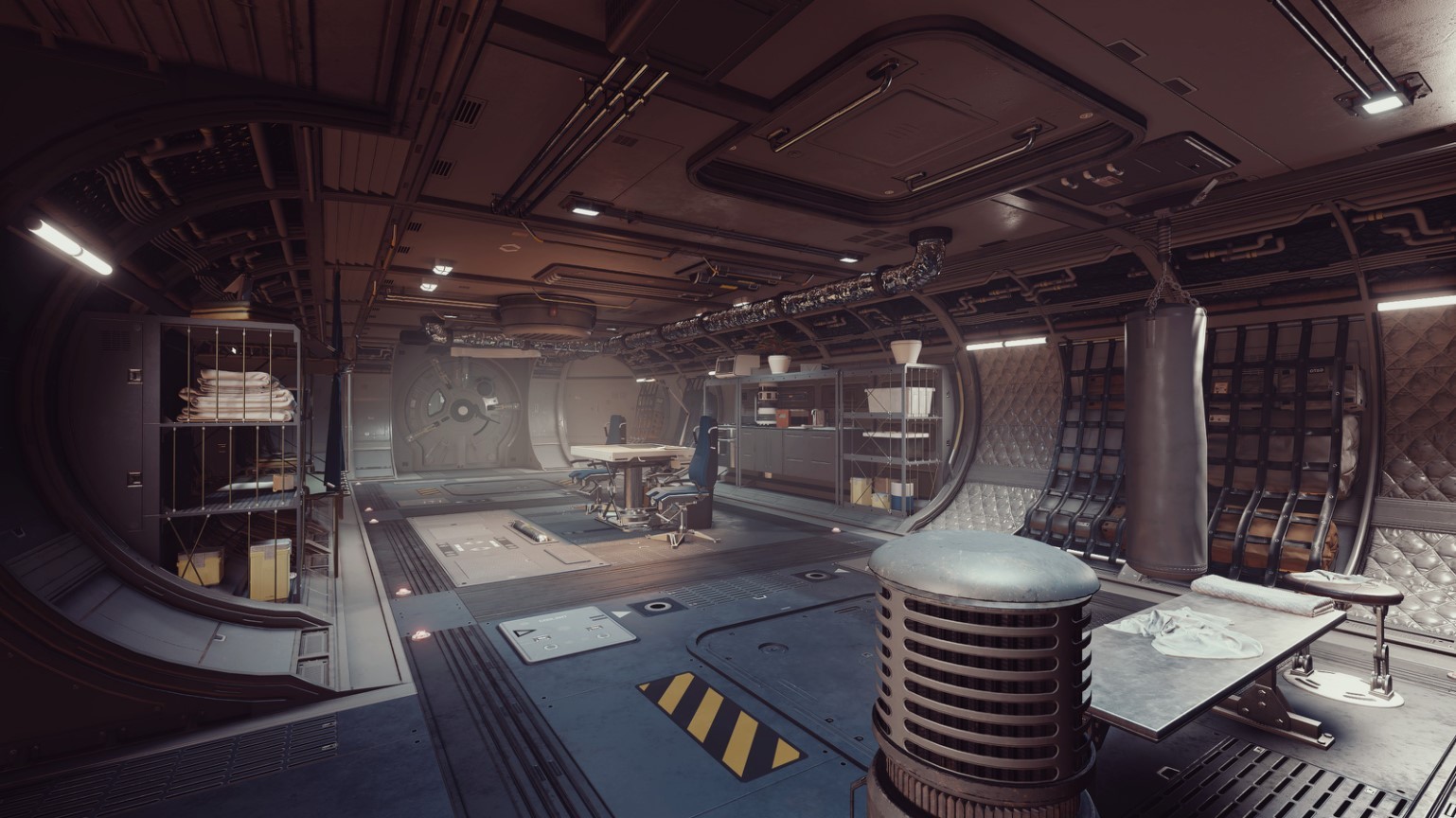 《星空》各飛船居住艙與駕駛室內飾整理_霍普科技生活區2x1