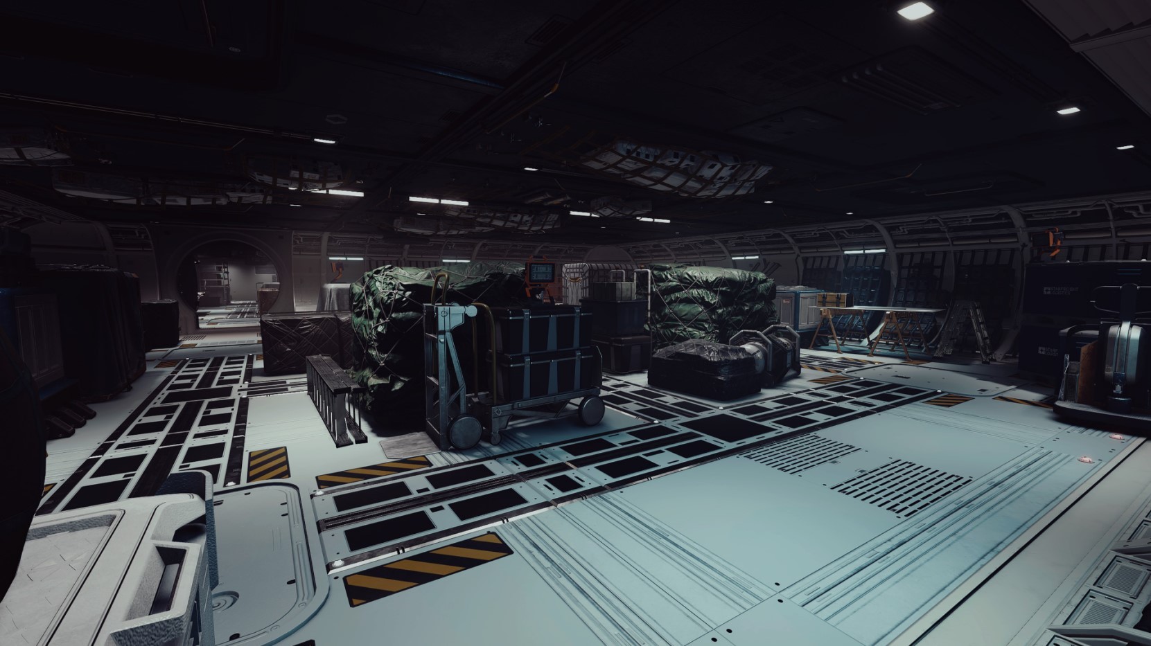 《星空》各飛船居住艙與駕駛室內飾整理_太陽航宇貨運大廳2x2 - 第2張
