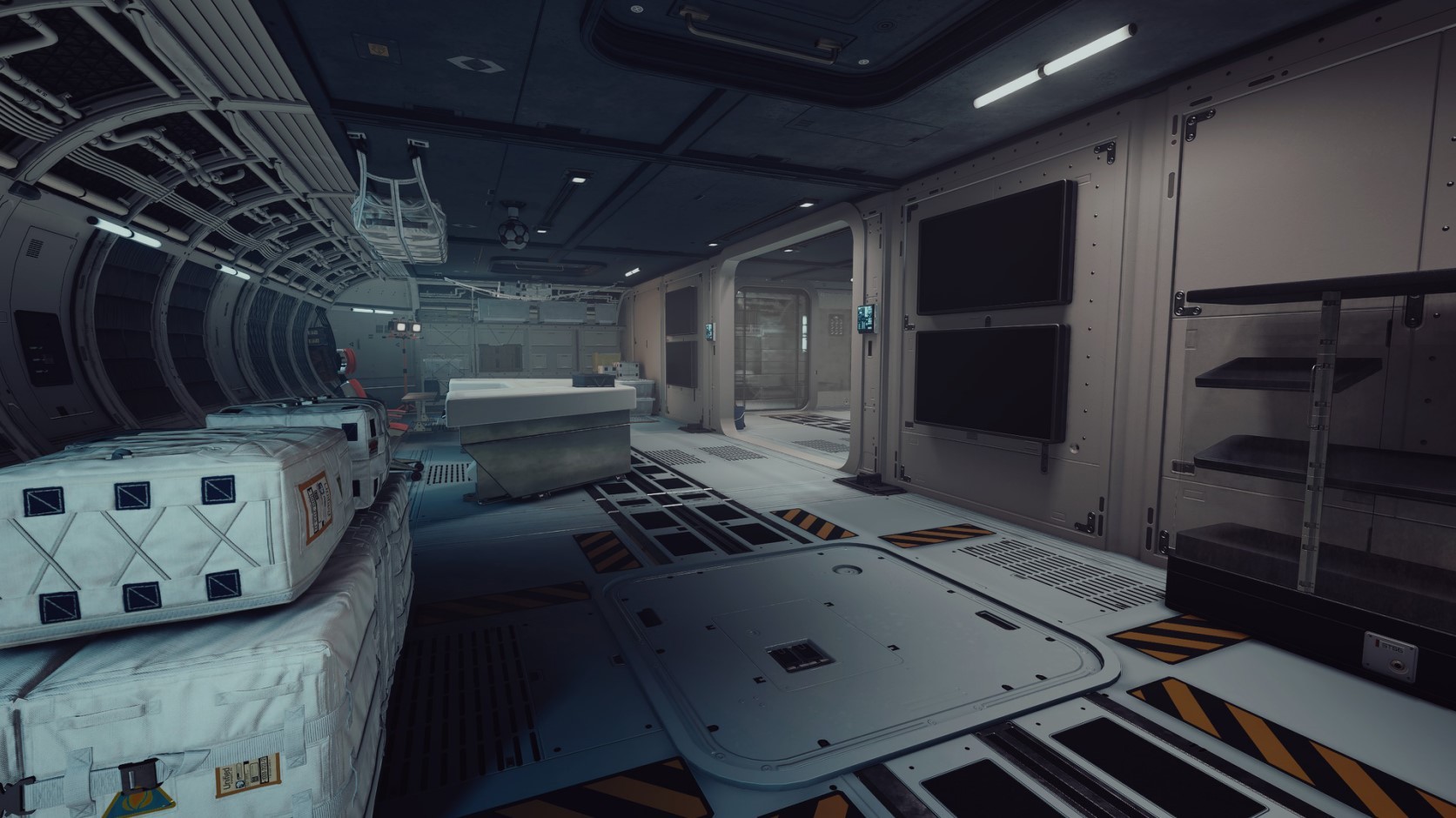 《星空》各飛船居住艙與駕駛室內飾整理_太陽航宇禁閉室2x2