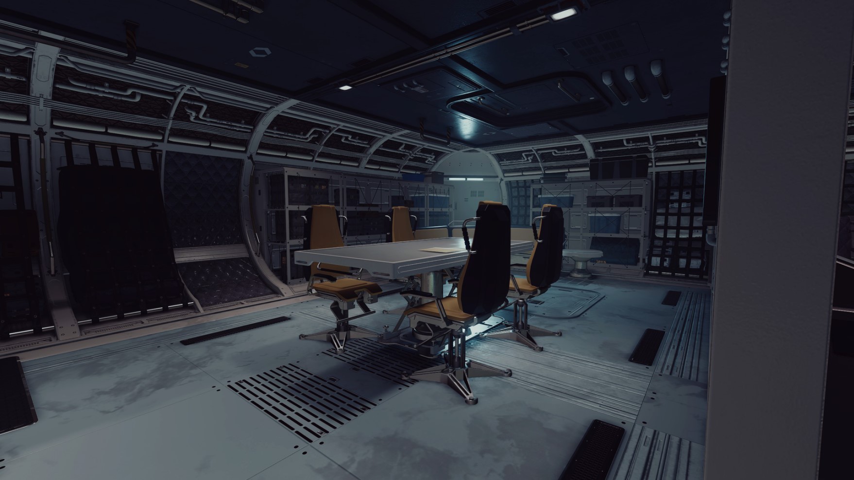《星空》各飛船居住艙與駕駛室內飾整理_太陽航宇食堂3x2 - 第4張