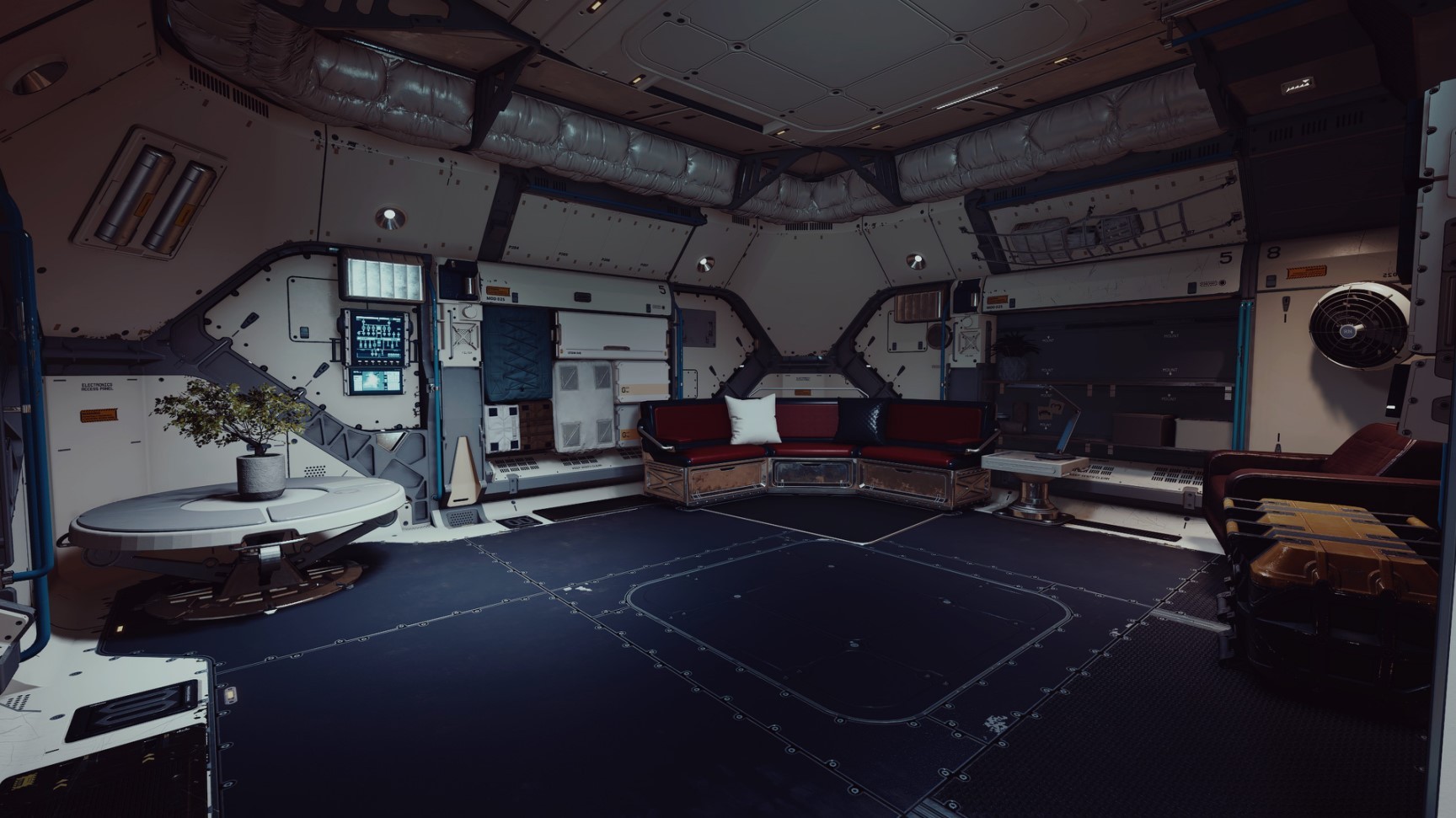 《星空》各飛船居住艙與駕駛室內飾整理_環宇新星船長室2X1 - 第3張