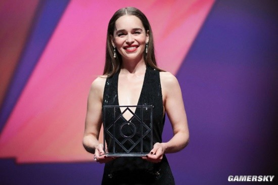 "Emilia Clarke Shines at Film Festival in a Stunning Deep V Gown"
