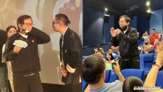 Jackie Chan Surprises Fans at Chengdu Roadshow, Excitedly Calls Wei Xiang 