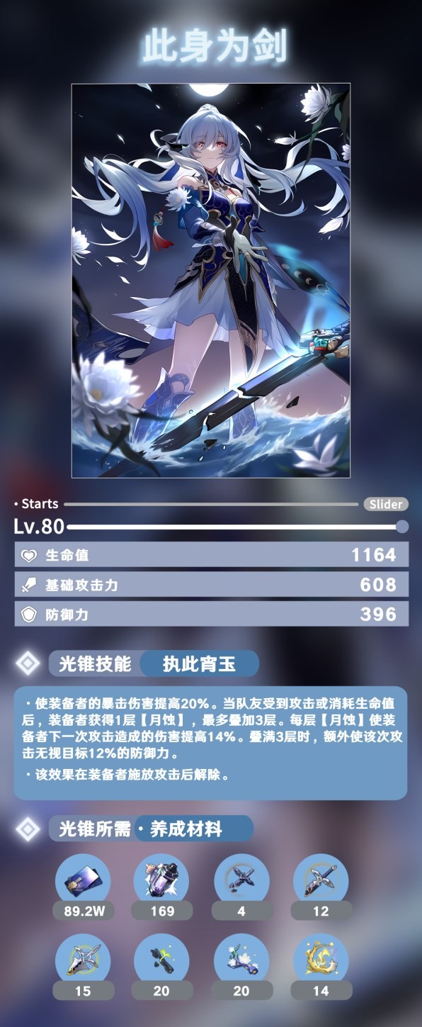 《崩坏星穹铁道》镜流养成材料一览 - 第2张