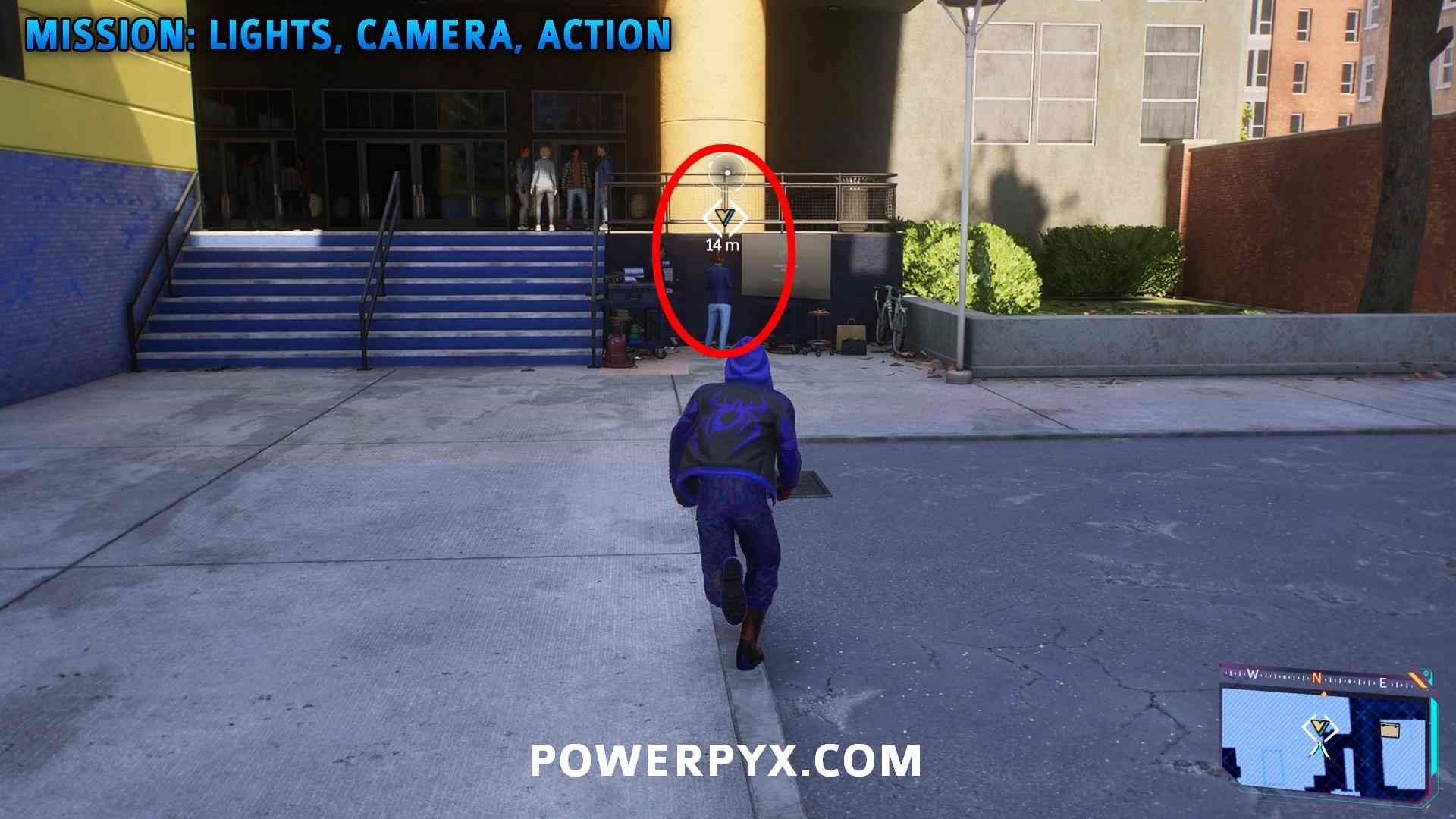 《漫威蜘蛛俠2》布魯克林遠見學院支線任務位置及解謎攻略_布魯克林遠見學院04-燈光，攝影，開拍 - 第3張