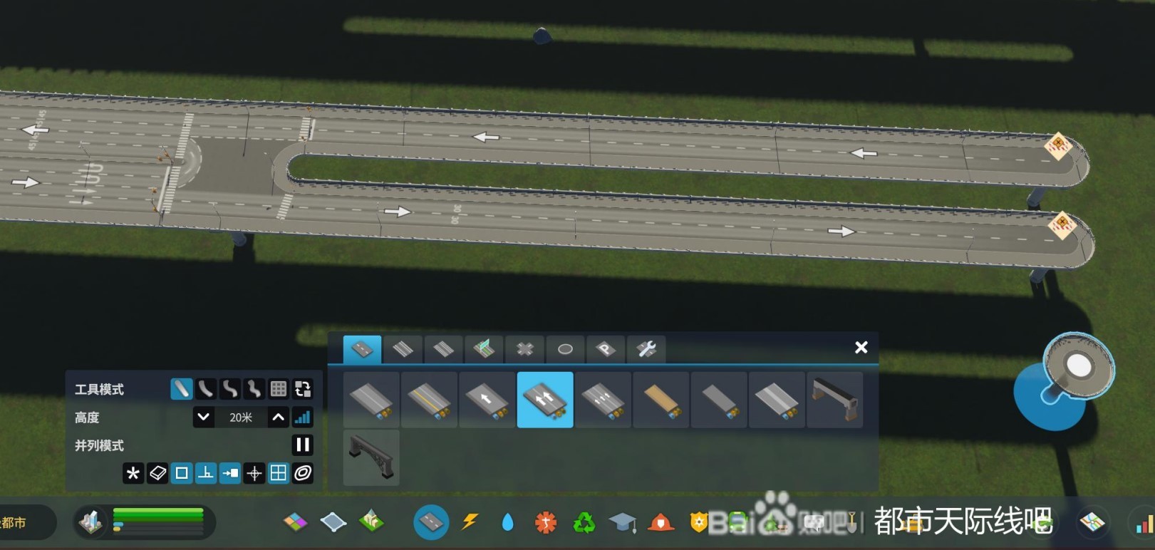 《都市天際線2》掉頭車道建造圖文指南 中間帶掉頭的車道建造教程 - 第9張