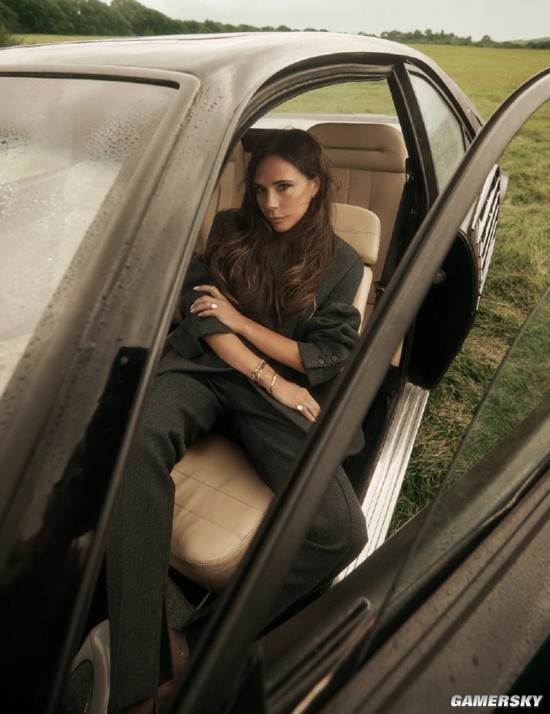 "Victoria Beckham's Glamorous Magazine Shoot with Luxury Cars"