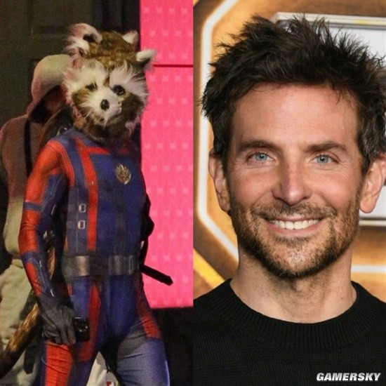 Bradley Cooper COSplays as Rocket Raccoon for a Halloween Adventure with His Kids
