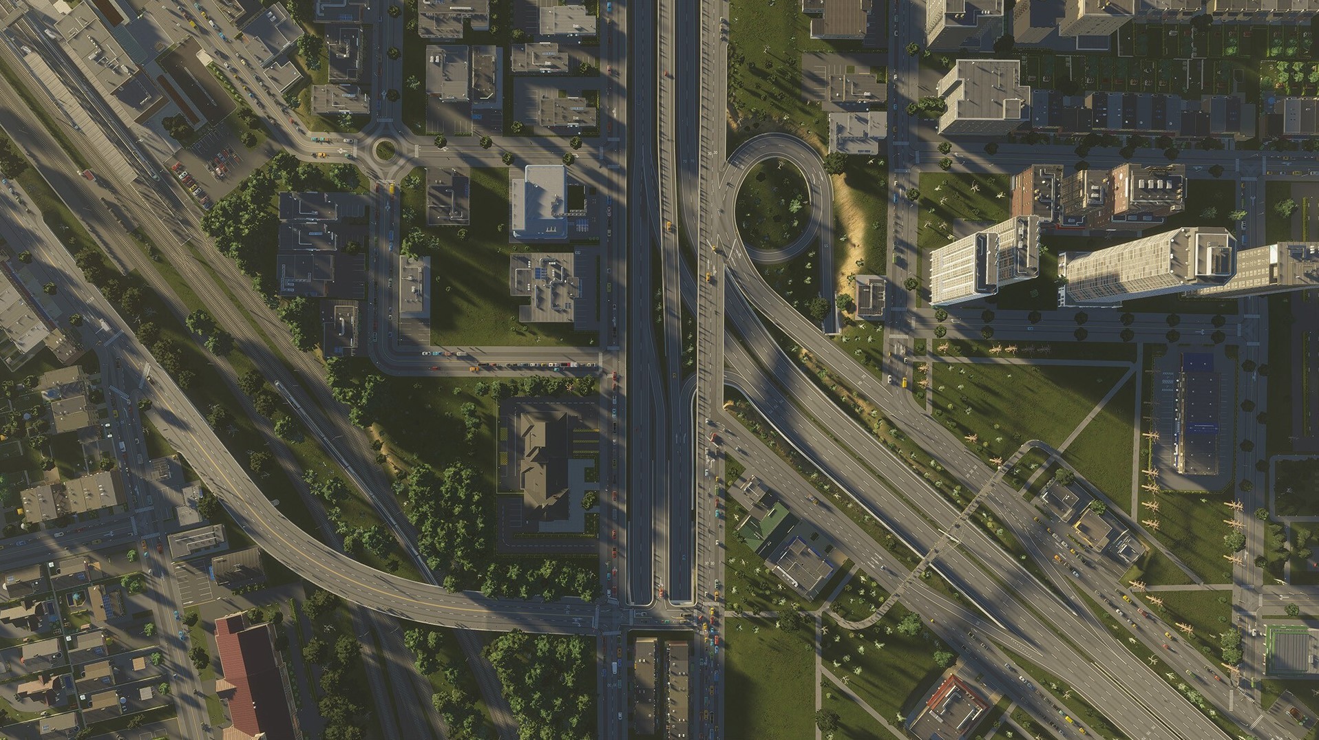 《都市天際線2》全互通式立交橋建造教程 怎麼建造全互通式立交橋 - 第1張