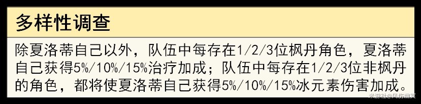 《原神》4.2夏洛蒂全面培养指南 夏洛蒂技能、定位解析与出装推荐_技能解析 - 第7张