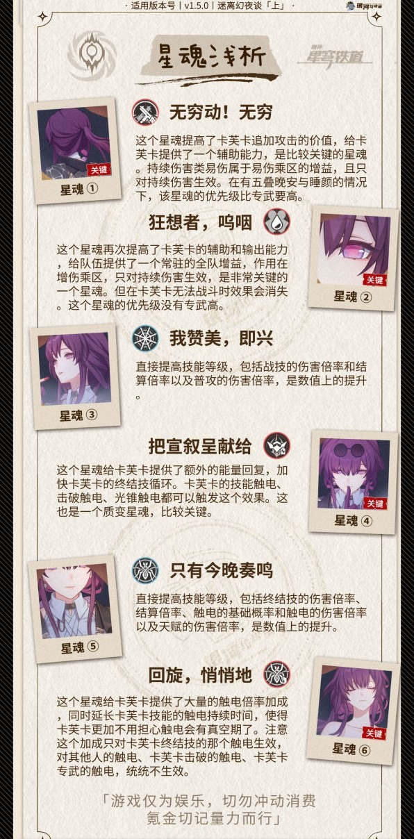《崩坏星穹铁道》卡芙卡角色培养攻略 卡芙卡配队推荐 - 第3张
