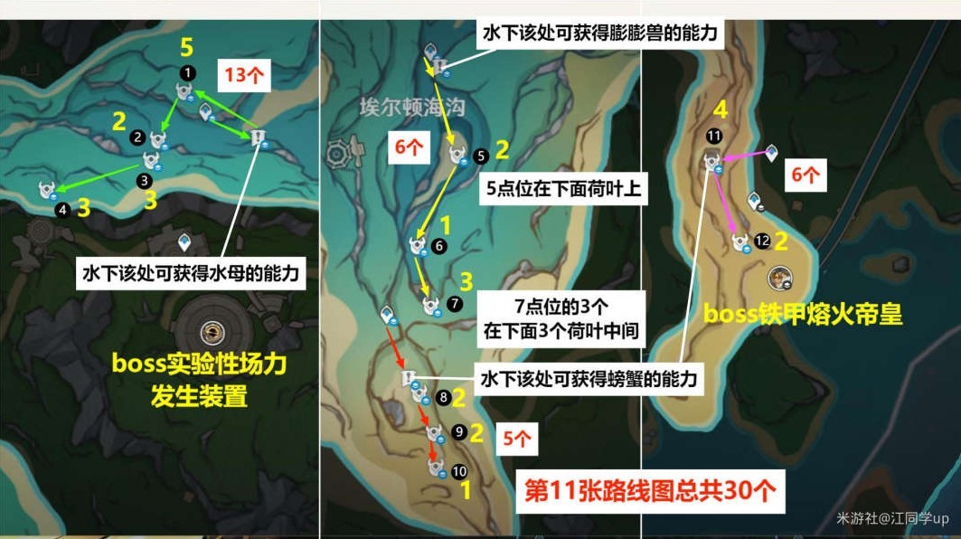 《原神》4.3版本原海异种密集点速刷路线 - 第13张