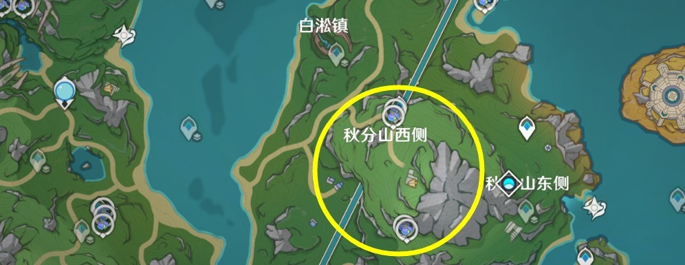 《原神》4.3夏沃蕾突破材料柔燈鈴採集路線_路線5 - 第1張