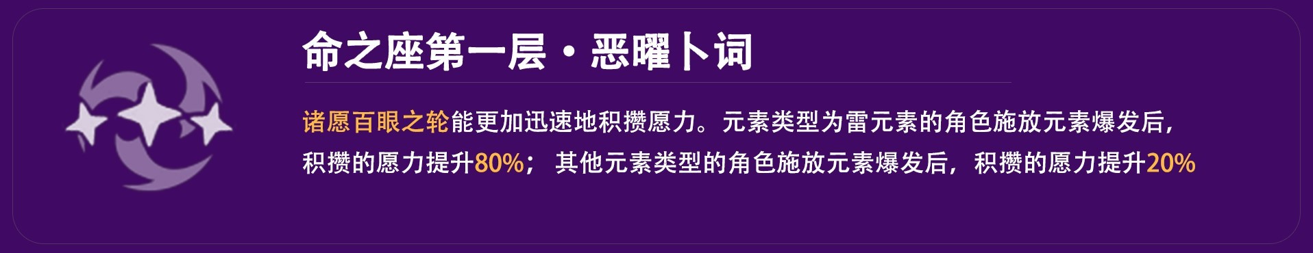 《原神》4.3版本雷电将军培养与配队攻略_命座介绍