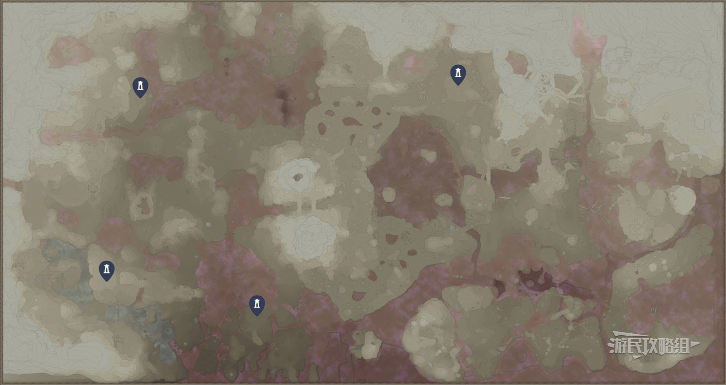 《霧鎖王國》前期重要點位地圖 前期資源點地圖介紹 - 第1張