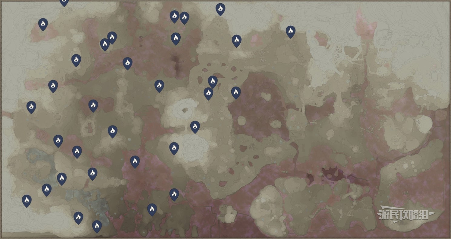 《霧鎖王國》前期重要點位地圖 前期資源點地圖介紹 - 第5張