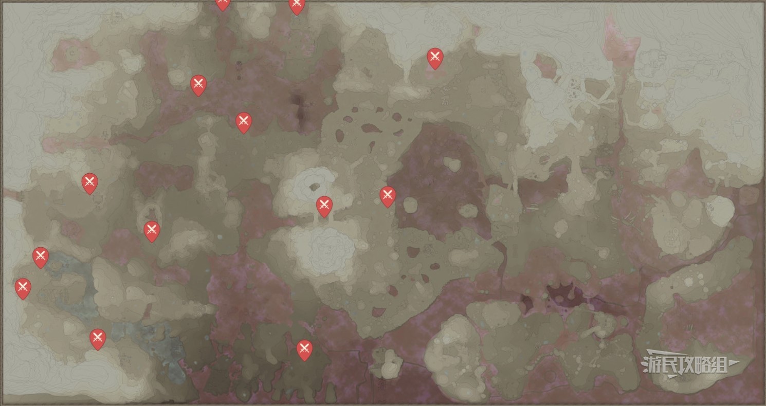 《霧鎖王國》前期重要點位地圖 前期資源點地圖介紹 - 第9張
