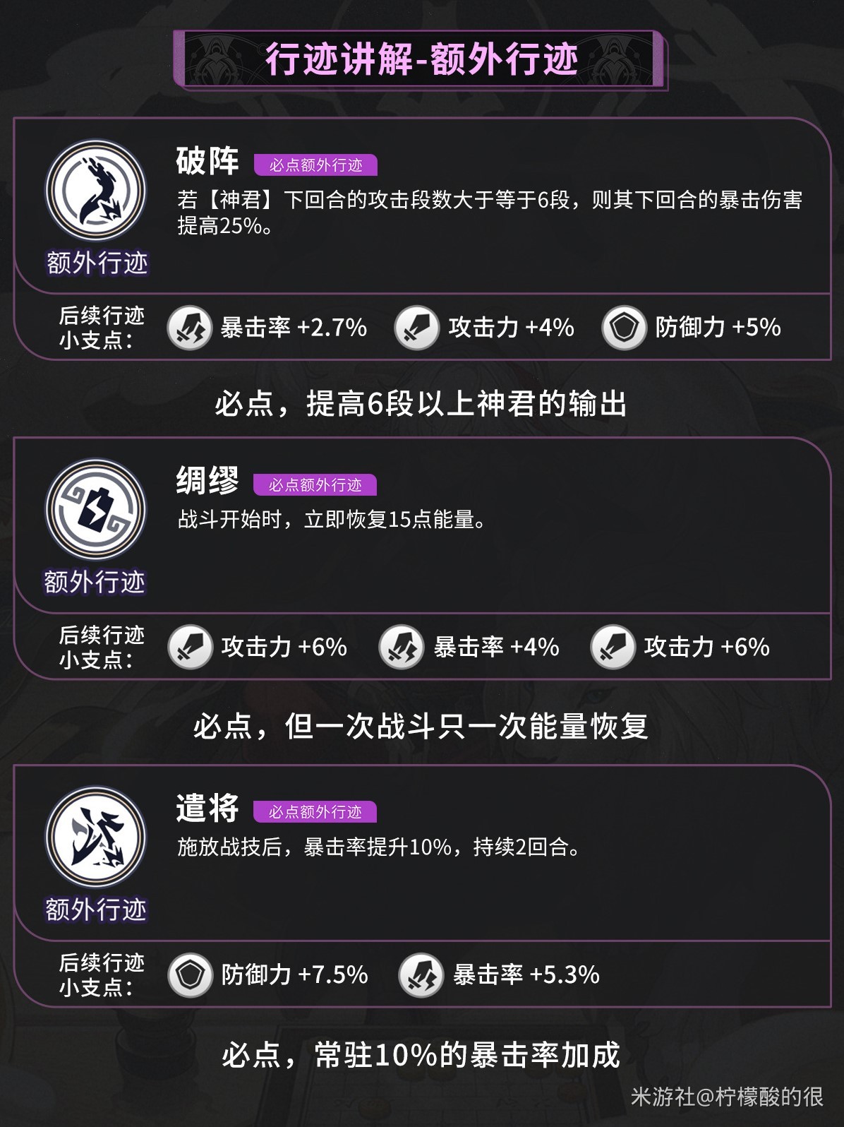 《崩坏星穹铁道》2.0景元详细培养攻略 2.0景元光锥遗器选择与配队推荐 - 第11张