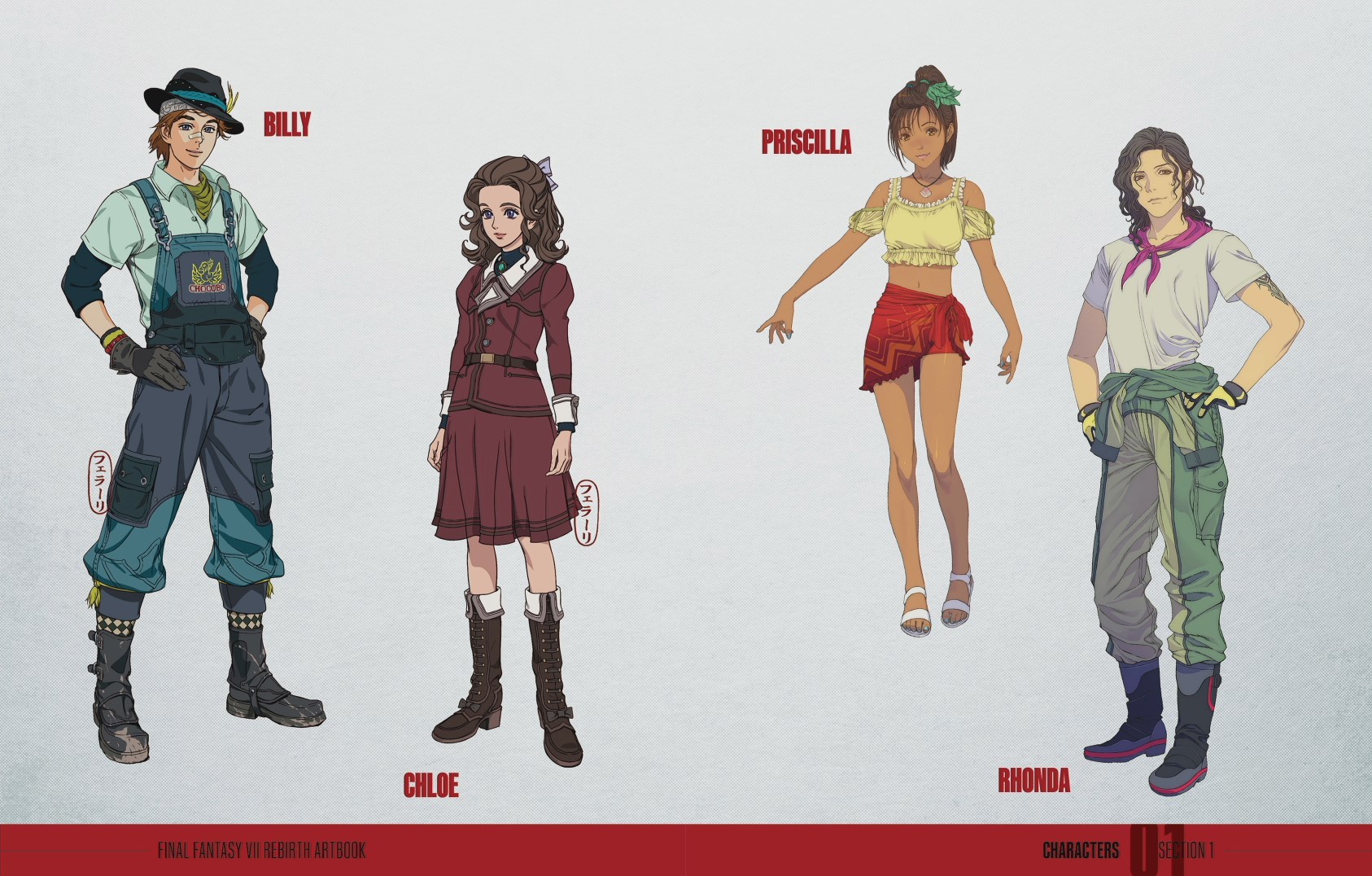 《最終幻想7重生》藝術設定集分享_人物角色 - 第20張