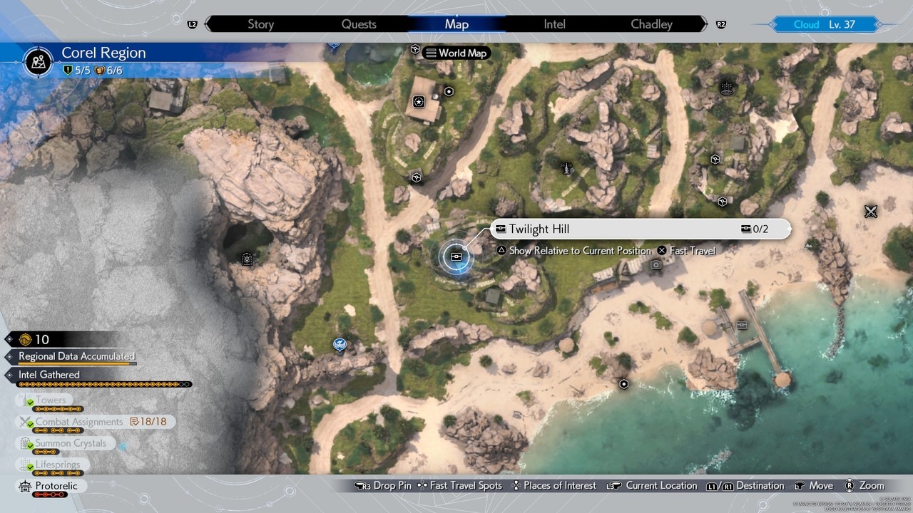 《最终幻想7重生》全区域宝藏点隐藏宝箱位置一览 大世界隐藏宝箱在哪_科雷陆（海岸） - 第13张