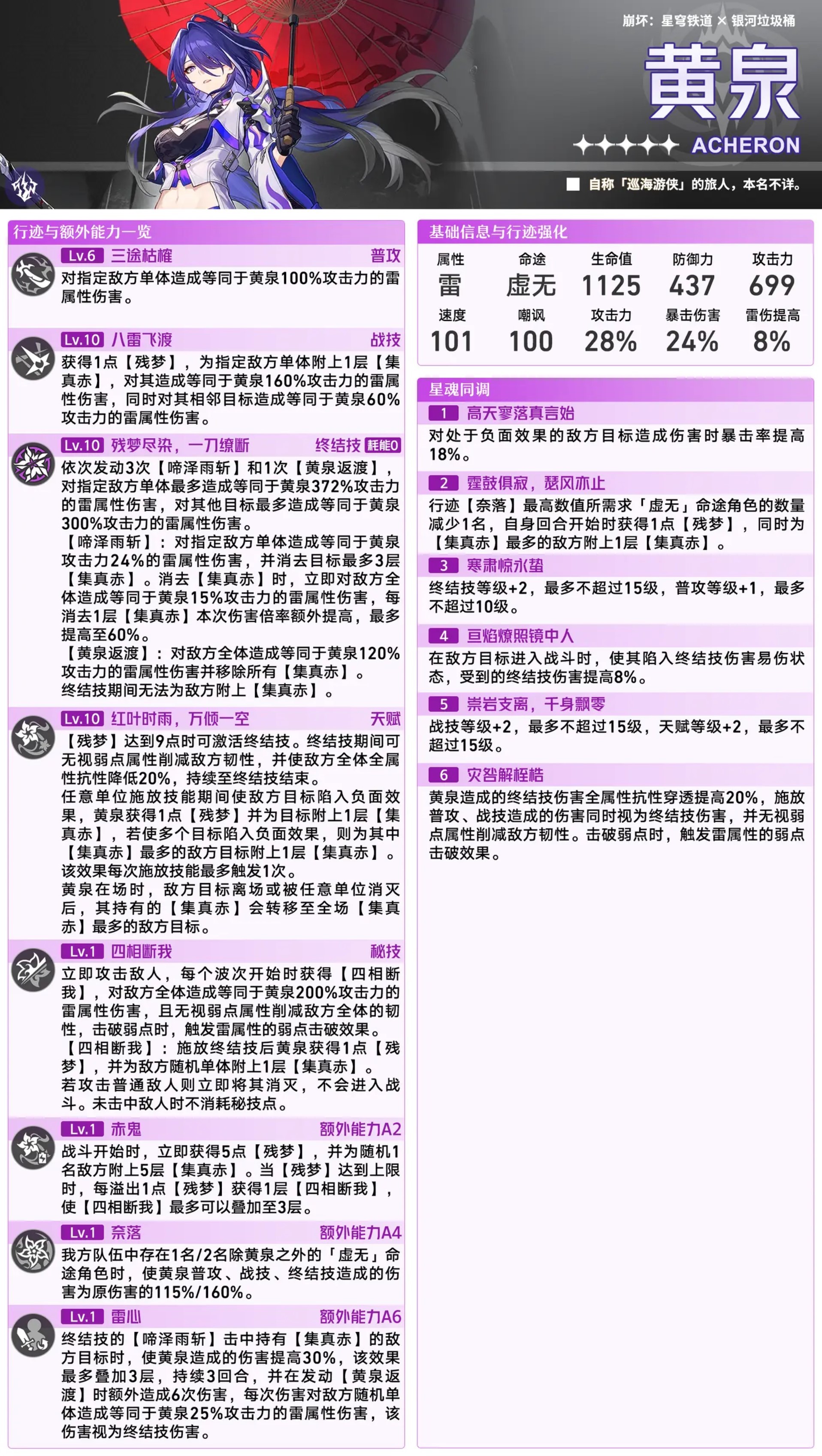 《崩坏星穹铁道》2.1黄泉技能机制介绍及抽取建议 黄泉值得抽吗 - 第2张