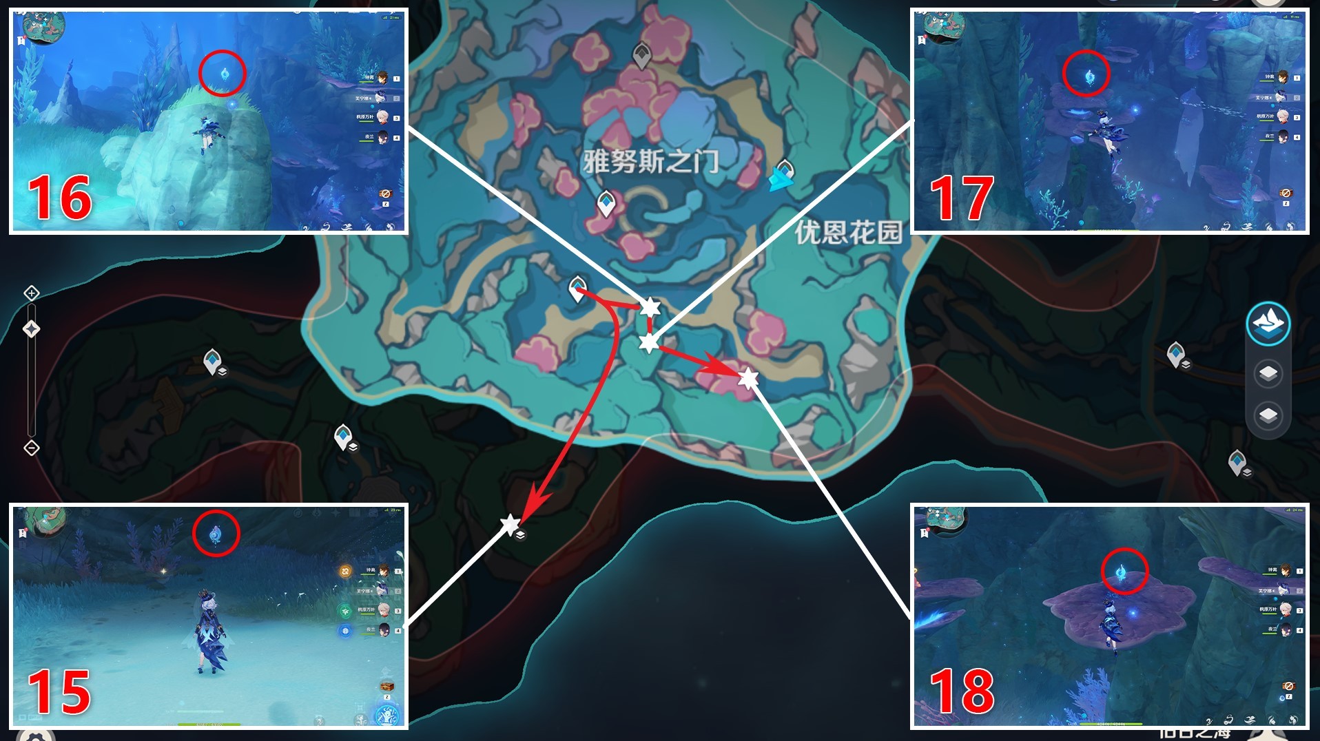 《原神》4.6旧日之海水神瞳收集攻略 - 第9张