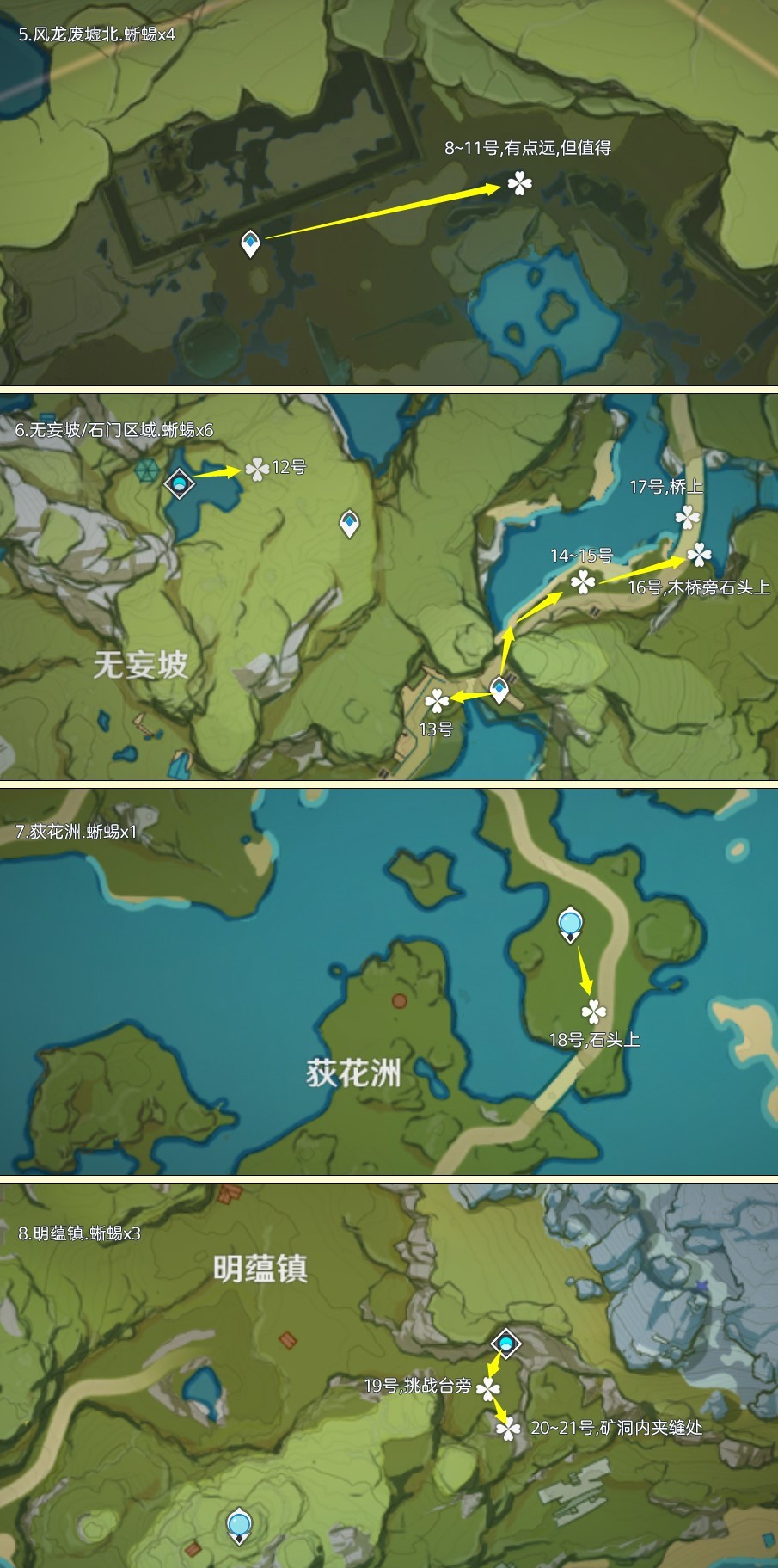 《原神》蜥蜴尾巴收集路线分享 - 第2张