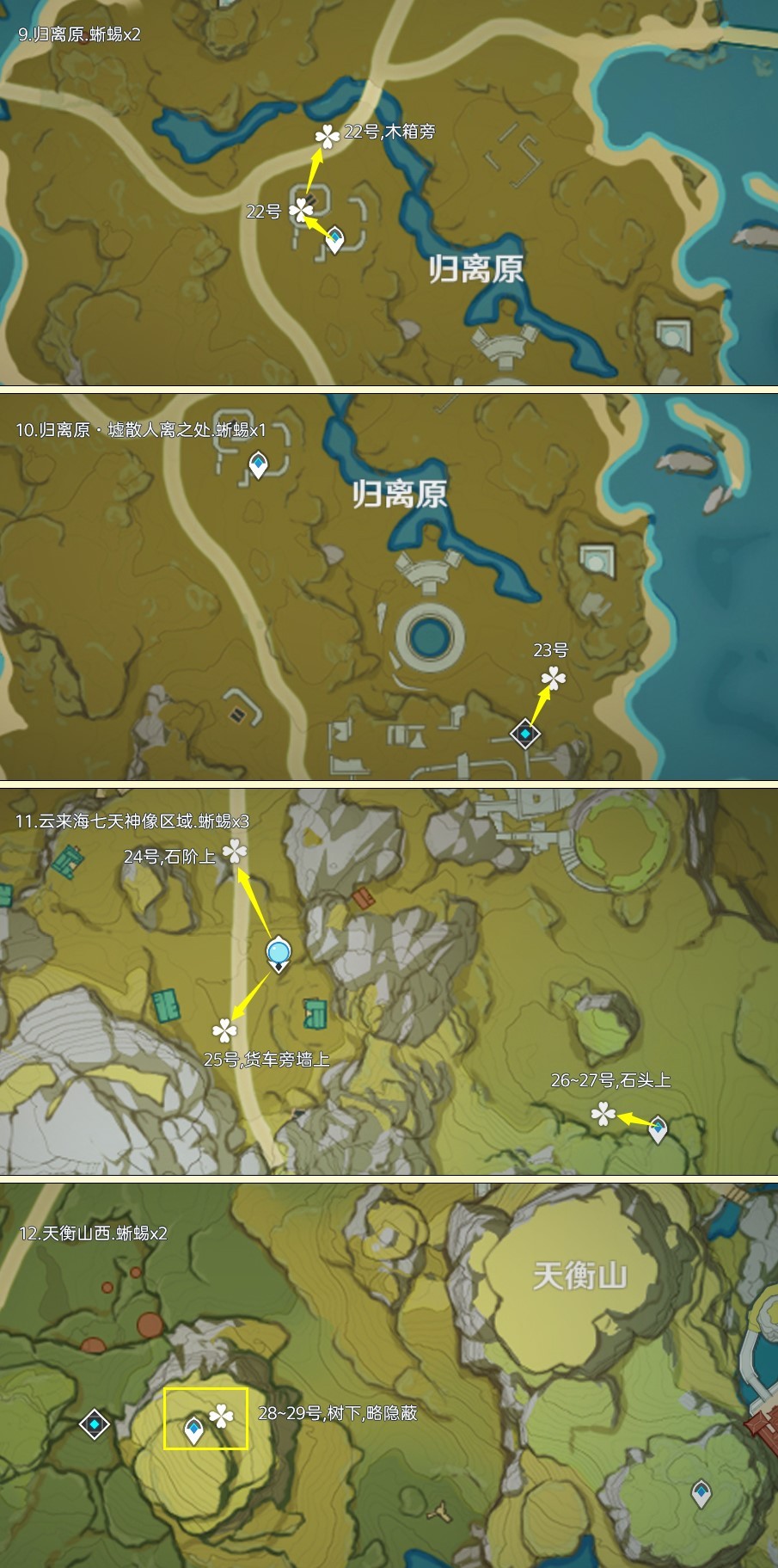 《原神》蜥蜴尾巴收集路线分享 - 第3张