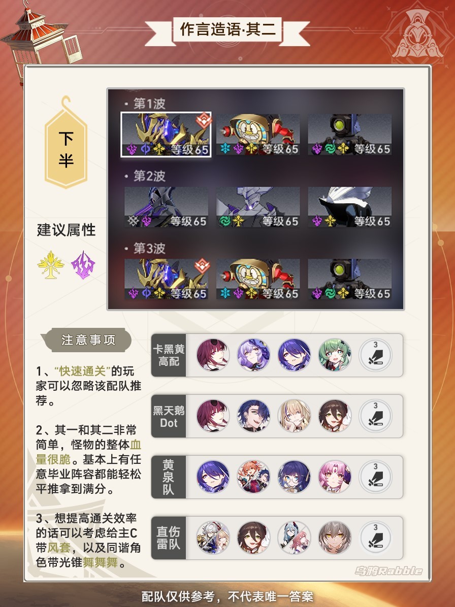 《崩壞星穹鐵道》2.2虛構敘事作言造語滿星陣容推薦 - 第7張