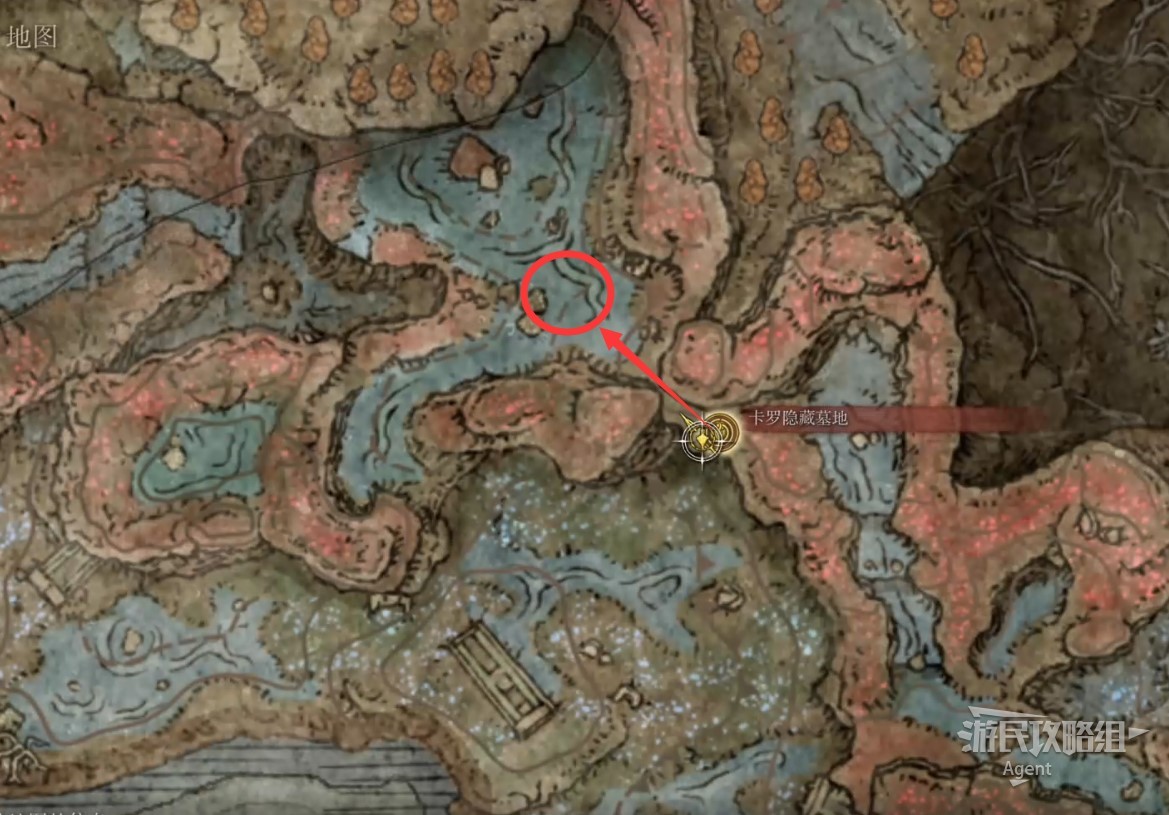 《艾爾登法環》黃金樹幽影DLC全地圖探索圖文攻略_南方海岸-上層紅色區域（西部） - 第1張