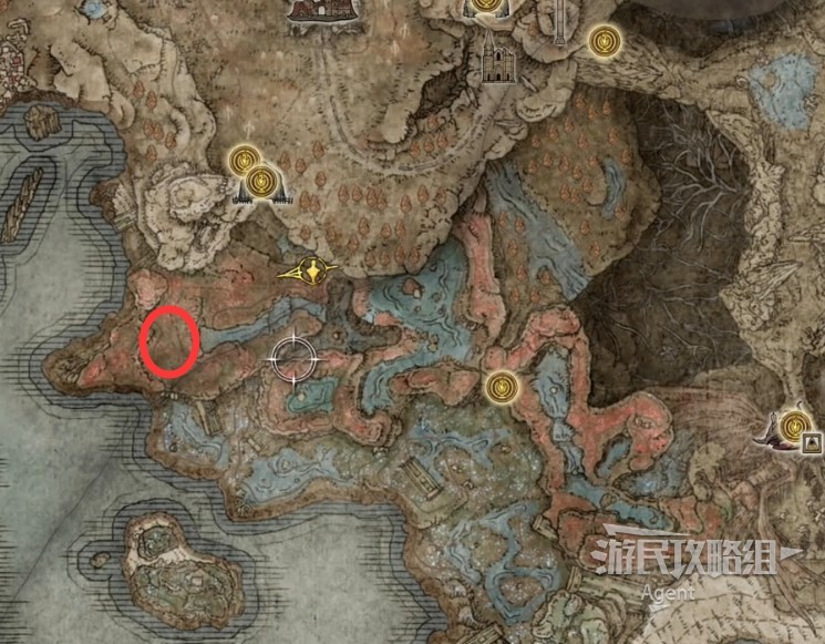 《艾爾登法環》黃金樹幽影DLC全地圖探索圖文攻略_南方海岸-上層紅色區域（西部） - 第9張