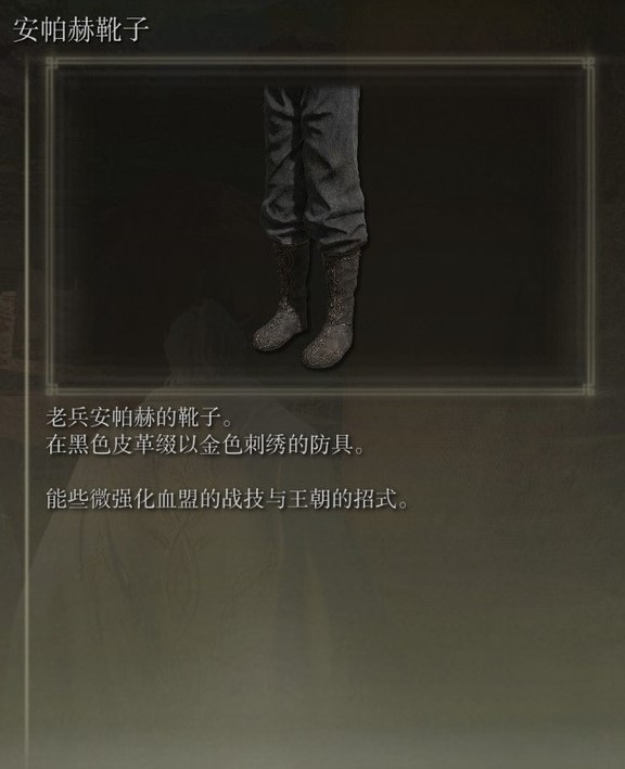 《艾尔登法环》黄金树之影DLC全特殊防具加成数值一览_安帕赫上衣/腕套/靴子 - 第3张