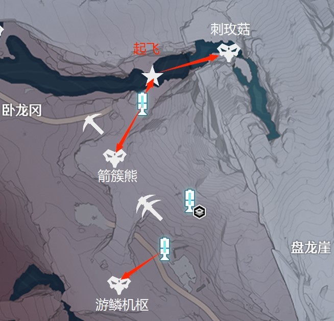 《鳴潮》1.1乘霄山Cost3聲骸點位分享 乘霄山Cost3聲骸刷取路線 - 第12張