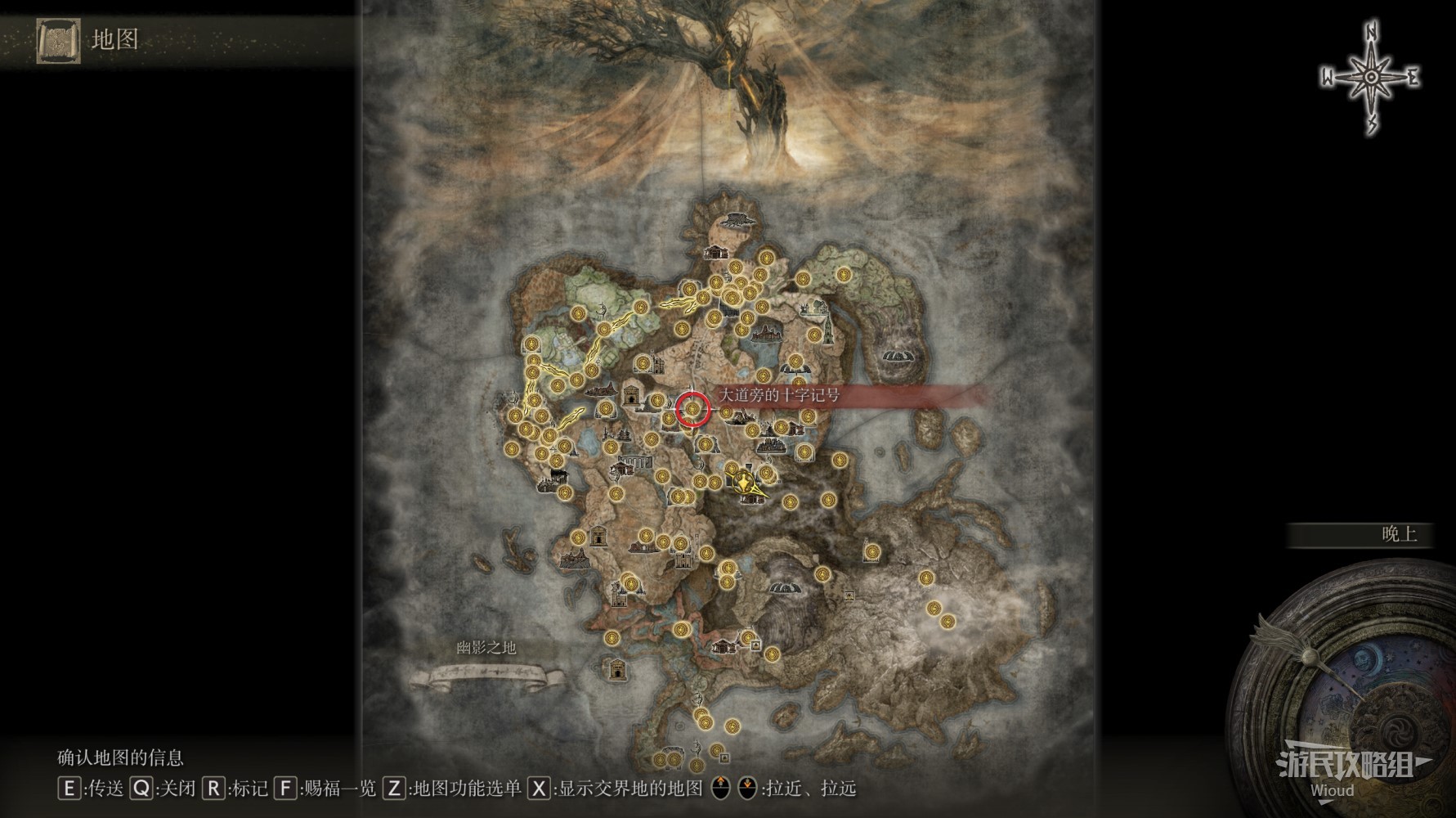 《艾尔登法环》黄金树之影DLC全战灰收集图文攻略 黄金树幽影全战灰位置及跑图路线_迅斩 - 第2张