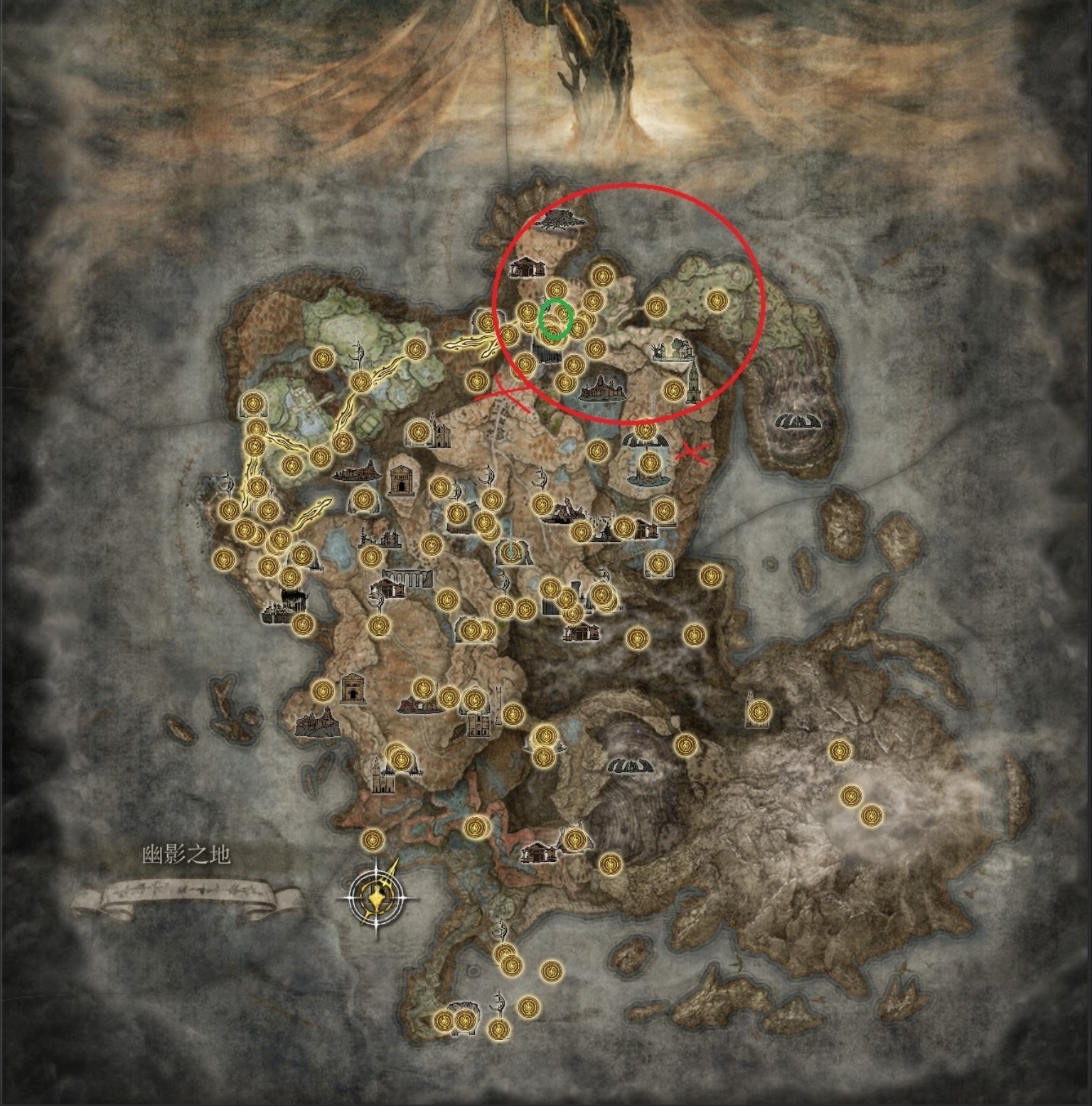 《艾爾登法環》黃金樹之影DLC全支線攻略及時間節點說明_階段1-幽影城碎環前