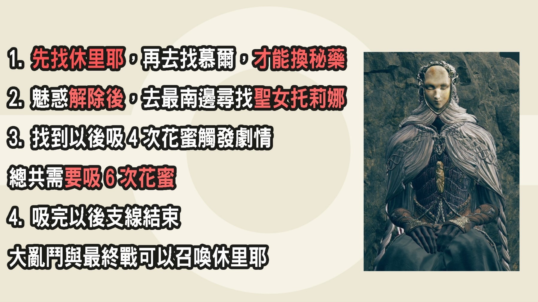 《艾尔登法环》黄金树之影DLC金针骑士团全员支线攻略_休里耶 - 第5张