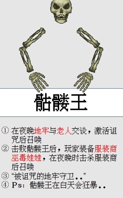 《泰拉瑞亚》骷髅王召唤方法 骷髅王怎么召唤 - 第1张