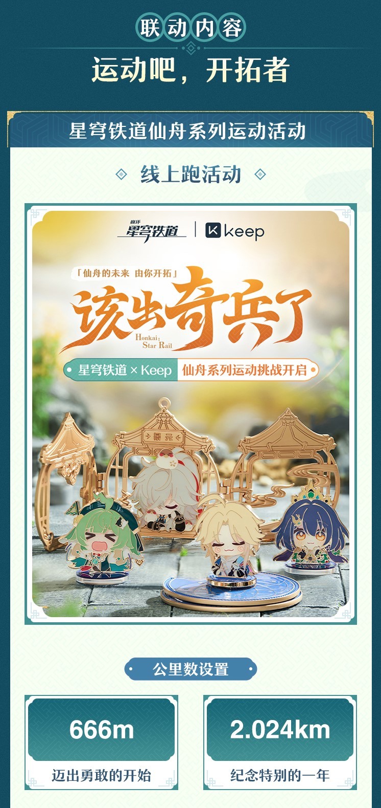 《崩壞星穹鐵道》聯動Keep活動詳情 - 第4張