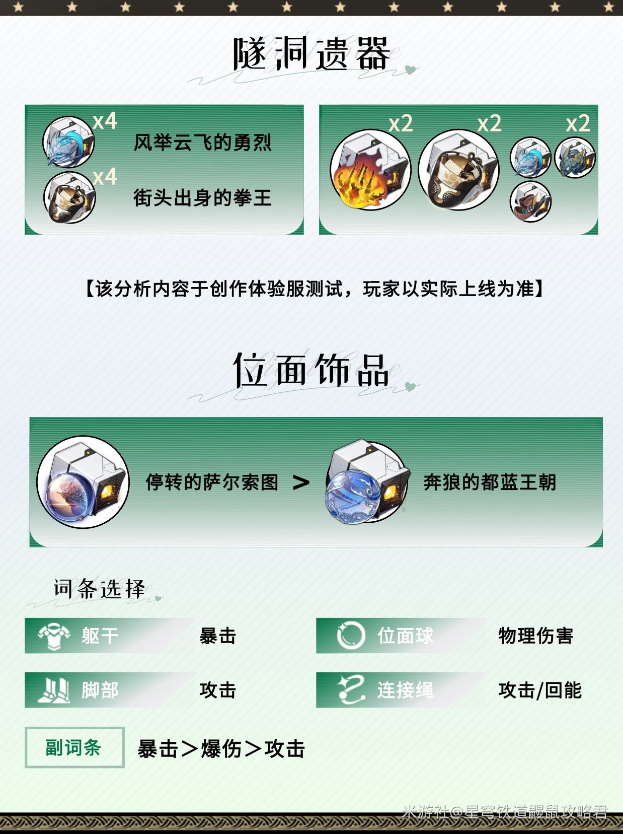 《崩坏星穹铁道》云璃全方位养成攻略 云璃光锥遗器及配队推荐 - 第4张