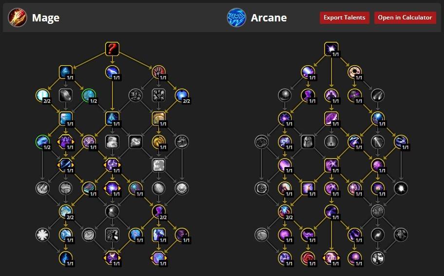《魔兽世界》11.0全职业专精天赋加点推荐_法师 - 第1张