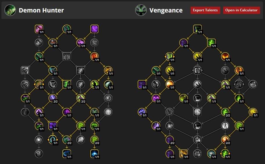 《魔兽世界》11.0全职业专精天赋加点推荐_恶魔猎手 - 第2张