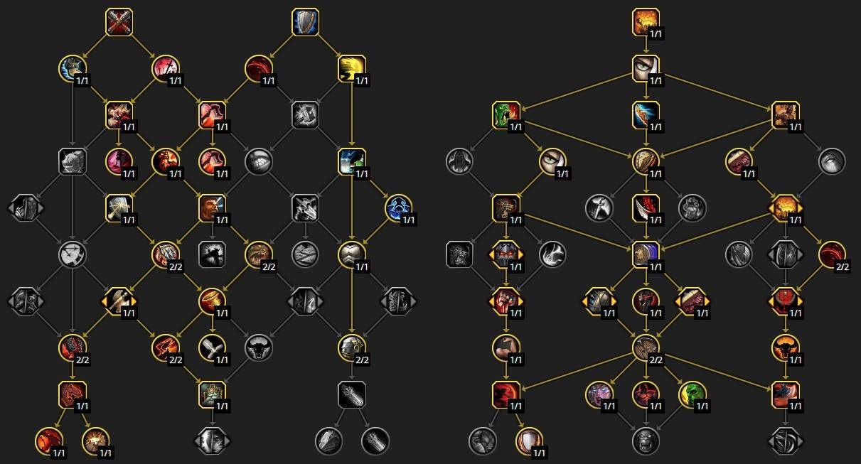 《魔兽世界》11.0全职业全团本和大秘境天赋加点参考_战士-防护