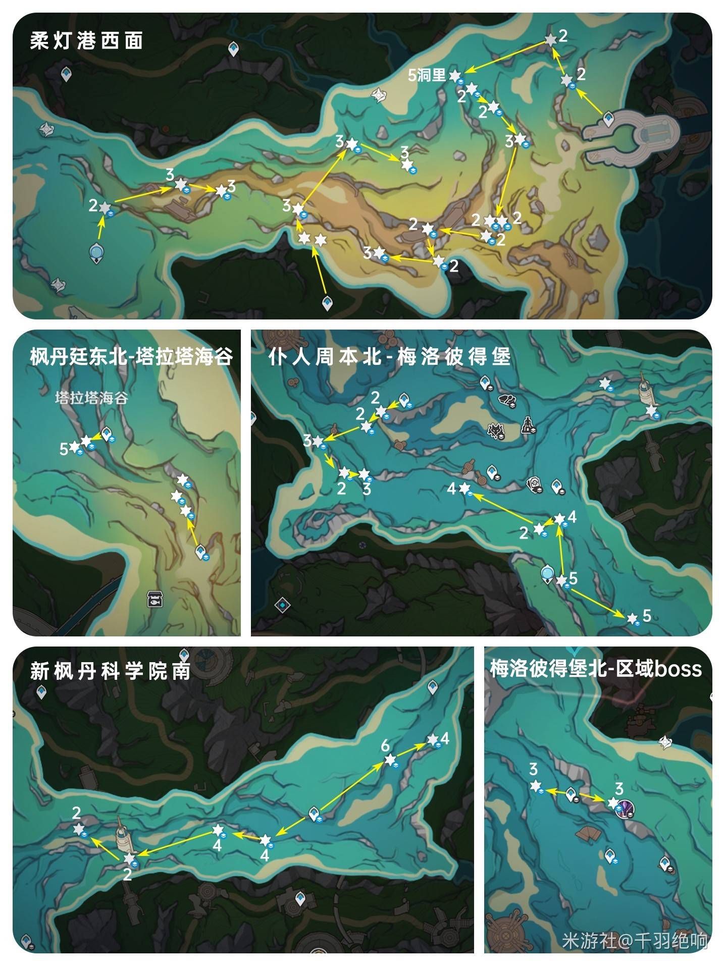 《原神》4.8萃凝晶采集路线分享 萃凝晶位置一览 - 第3张