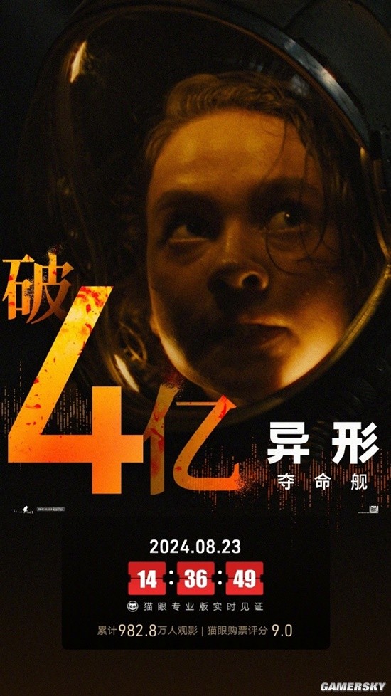 《异形：夺命舰》票房破4亿 导演手绘感谢信“破胸而出”