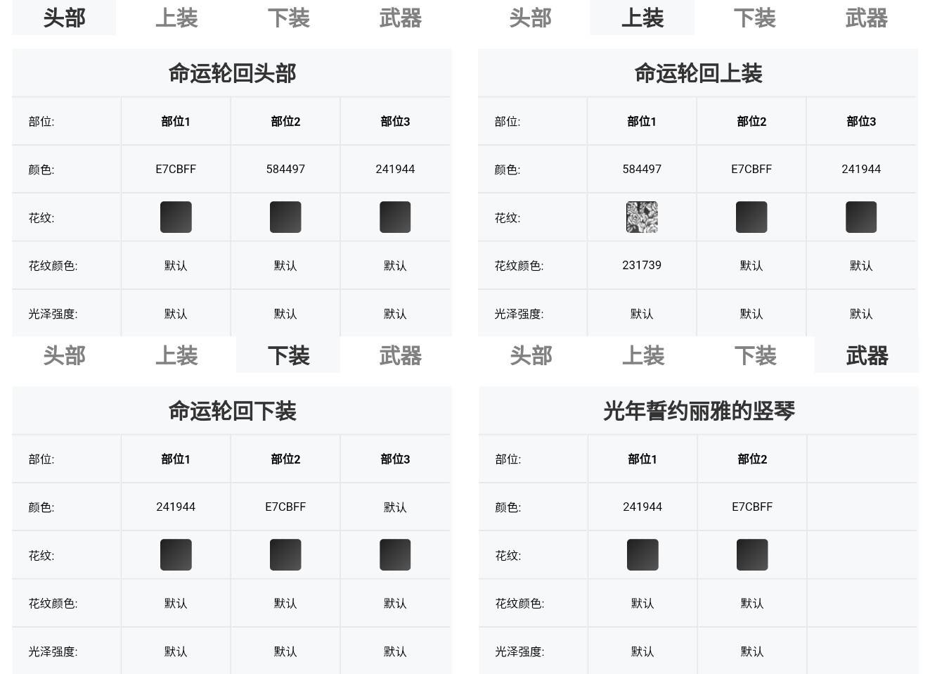 《命运方舟》命运轮回外观染色分享 - 第8张