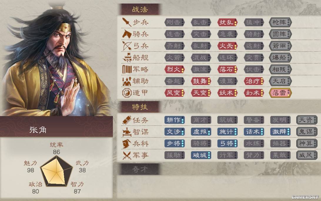 《三国志8重制版》武将排名TOP20 武将五维属性数据一览_魅力前20排名 - 第2张