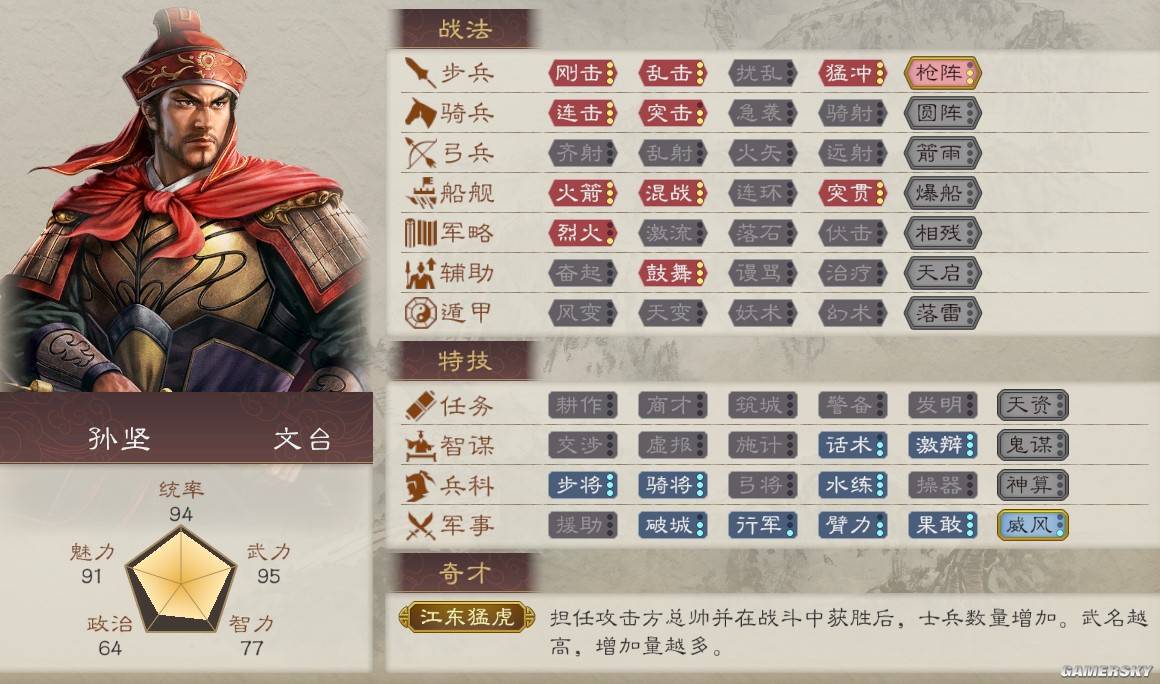 《三国志8重制版》武将排名TOP20 武将五维属性数据一览_魅力前20排名 - 第17张