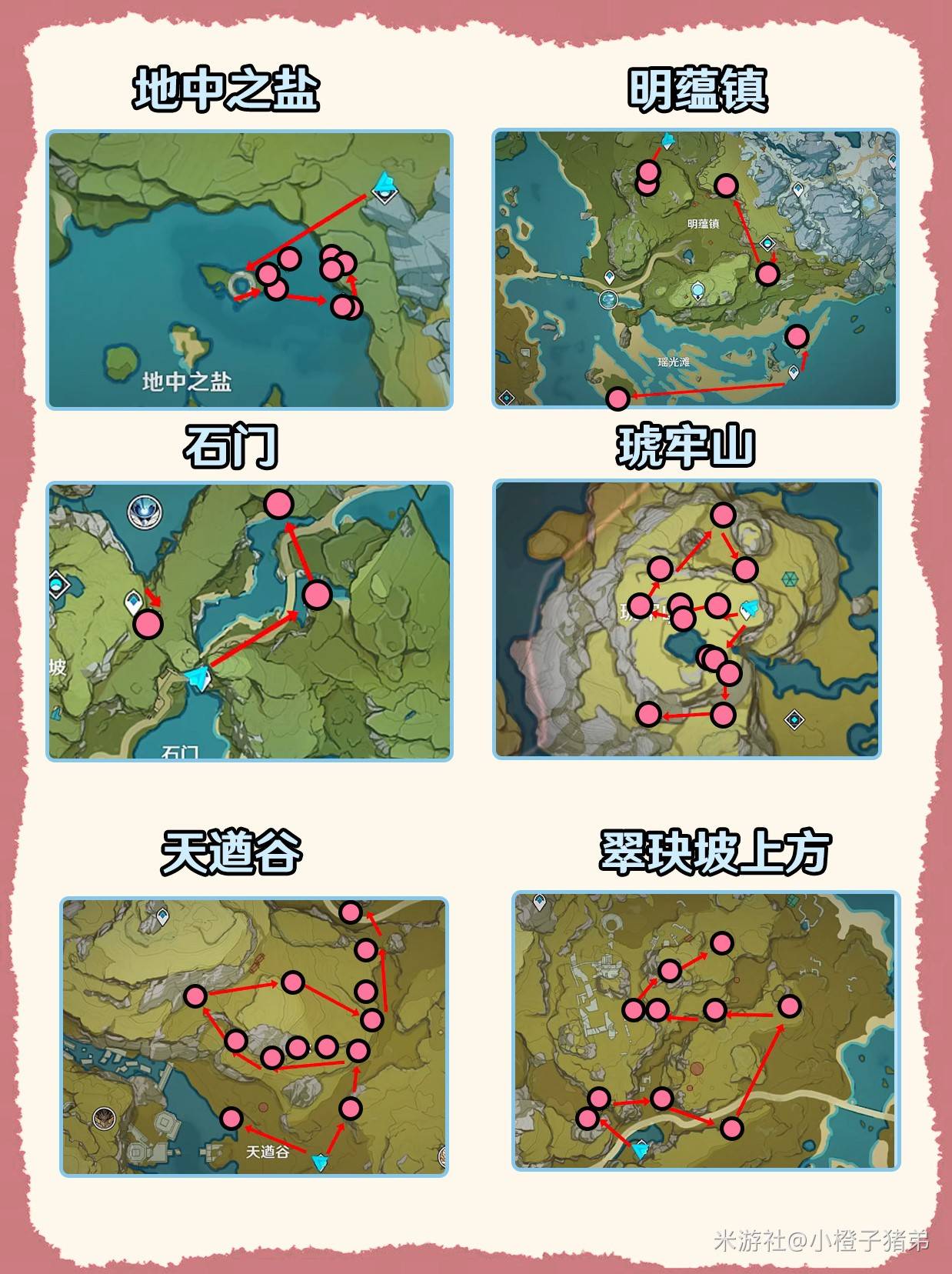 《原神》钟离与那维莱特突破材料收集攻略 - 第3张